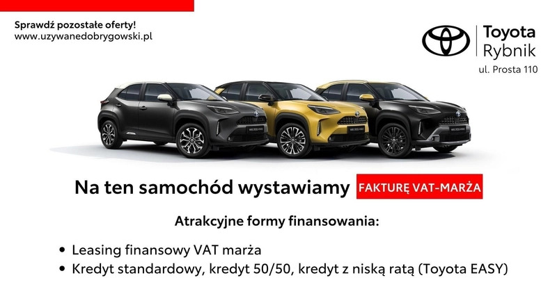 Toyota Yaris cena 83850 przebieg: 11502, rok produkcji 2020 z Lębork małe 596